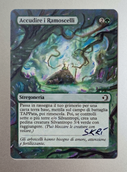 Accudire i Ramoscell – Altered Art "Lorwin Eclipsed" by SKRí
