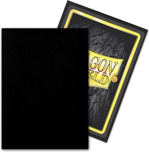 Standard - Matte Outer Sleeves - Black (100 Bustine) - Dragon Shield