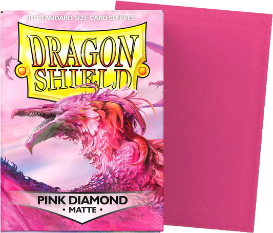 Standard - Matte Pink Diamond (100 Sleeves) - Dragon Shield