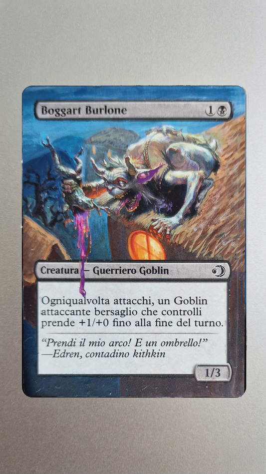 Boggart Buffone – Altered Art "Lorwin Eclipsed" by SKRí