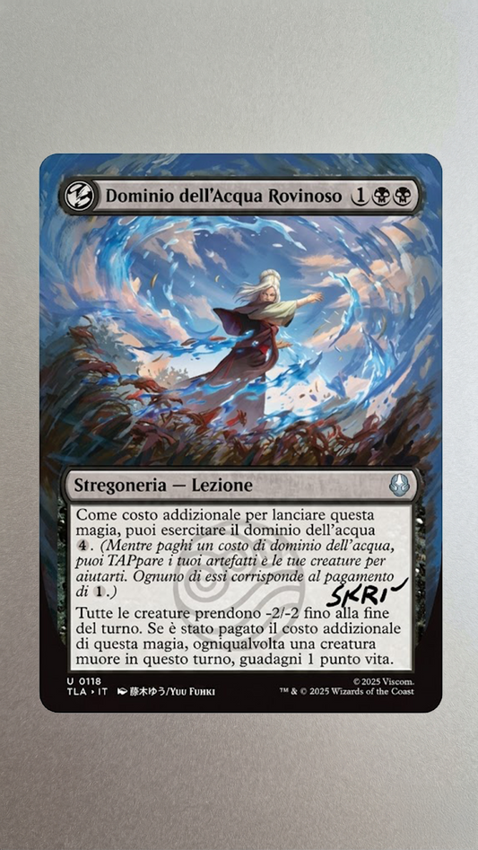 Dominio dell'Acqua Rovinoso – Altered Art "Avatar TLA" by SKRí