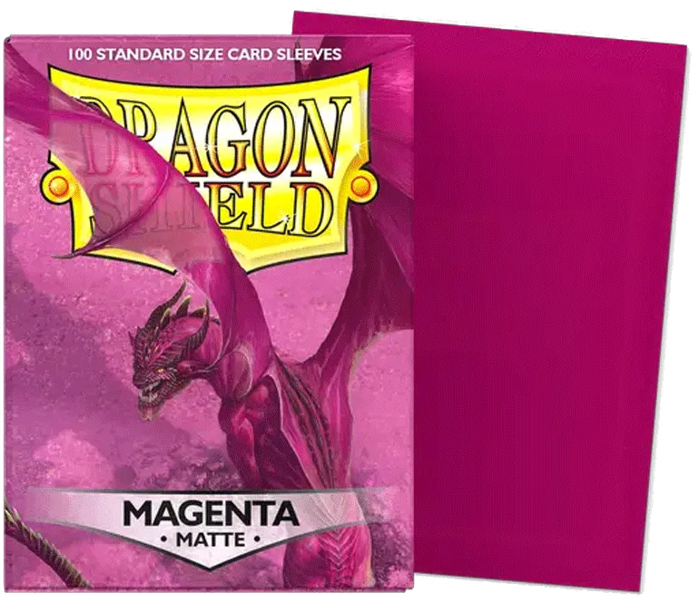 Standard - Matte Magenta (100 Sleeves) - Dragon Shield