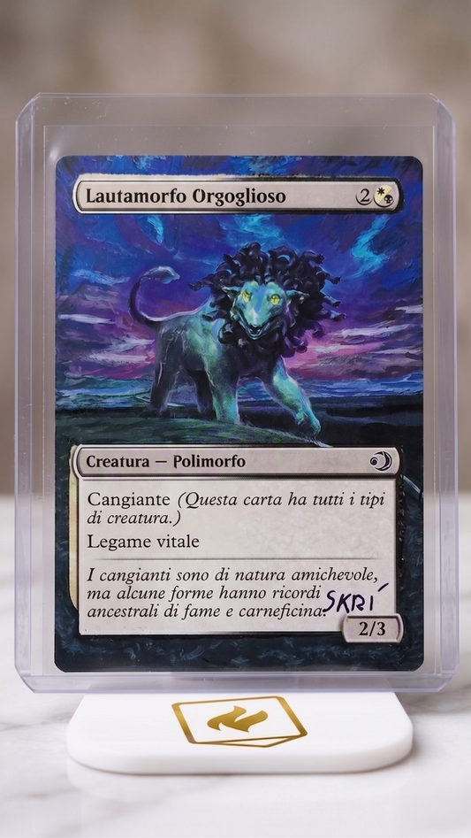 Lautamorfo Orgoglioso – Altered Art "Lorwin Eclipsed" by SKRí
