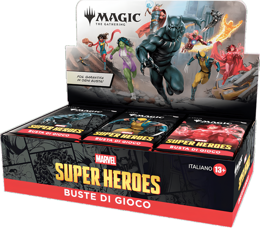 - PRE ORDER - Play Booster Display - Marvel Super Heroes (30 buste ITA)