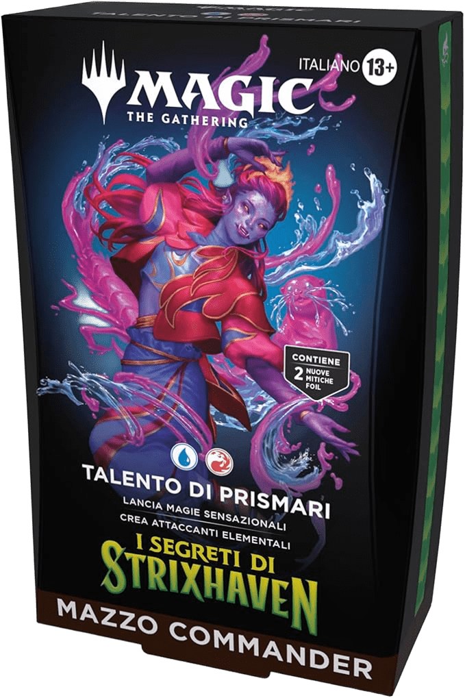 Commander Deck - I Segreti di Strixhaven -  Talento di Prismari (1 mazzo ITA)