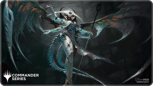 Tappetino di gioco premium con bordo cucito – Commander Series 6 (Atraxa) – Magic: The Gathering – Ultra PRO
