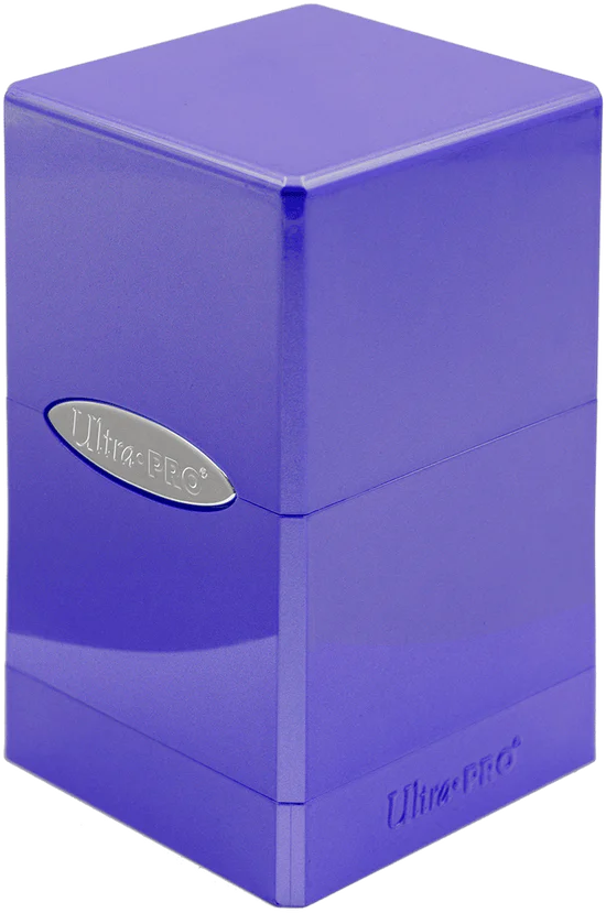 Satin Tower Deck Box - Hi-Gloss - Amethyst - Ultra PRO