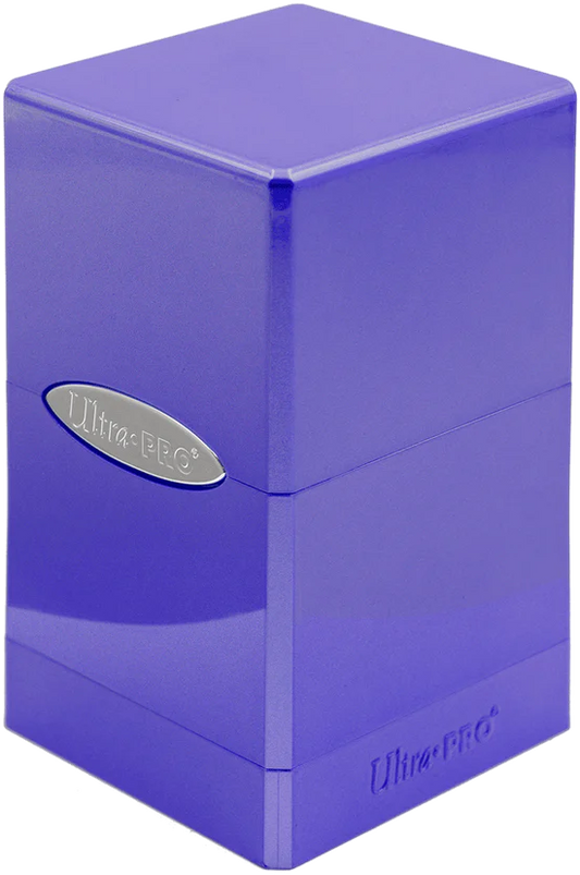 Satin Tower Deck Box - Hi-Gloss - Amethyst - Ultra PRO