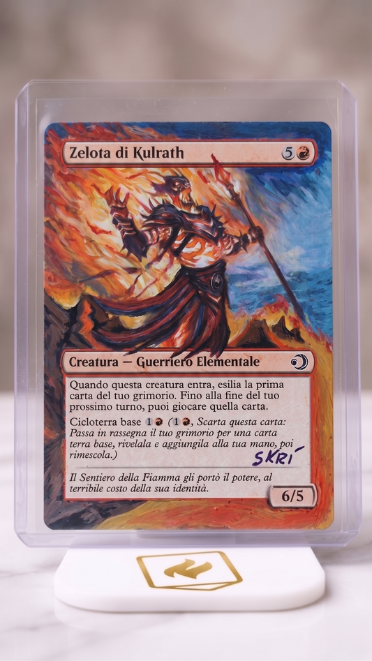 Zelota di Kurlath – Altered Art "Lorwin Eclipsed" by SKRí