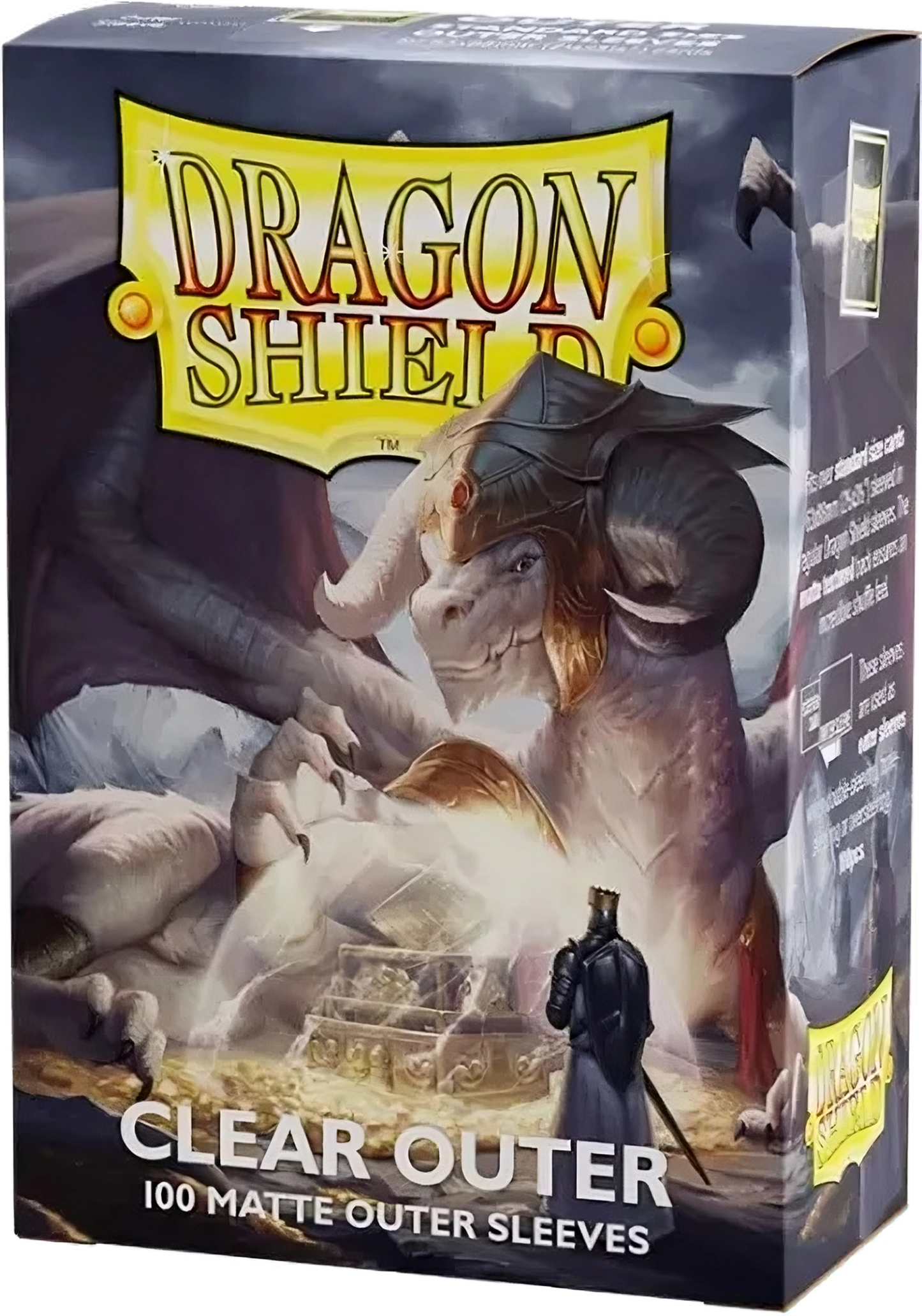 Standard - Matte Outer Sleeves - Clear (100 Bustine) - Dragon Shield