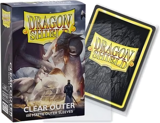 Standard - Matte Outer Sleeves - Clear (100 Bustine) - Dragon Shield