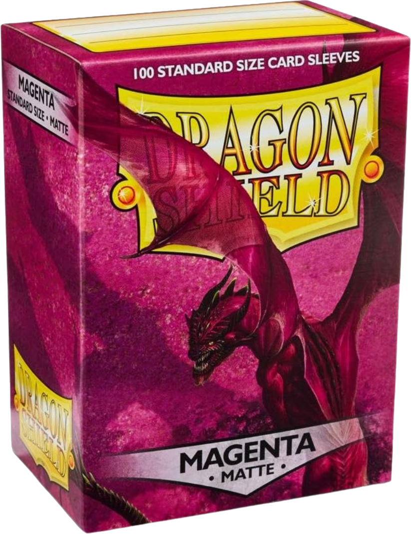 Standard - Matte Magenta (100 Sleeves) - Dragon Shield