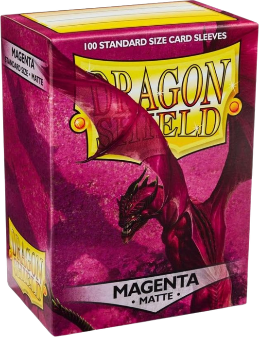 Standard - Matte Magenta (100 Sleeves) - Dragon Shield