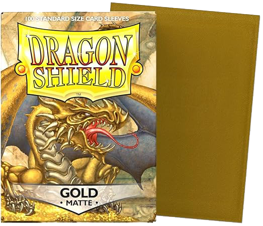 Standard - Matte Oro (100 Sleeves) - Dragon Shield