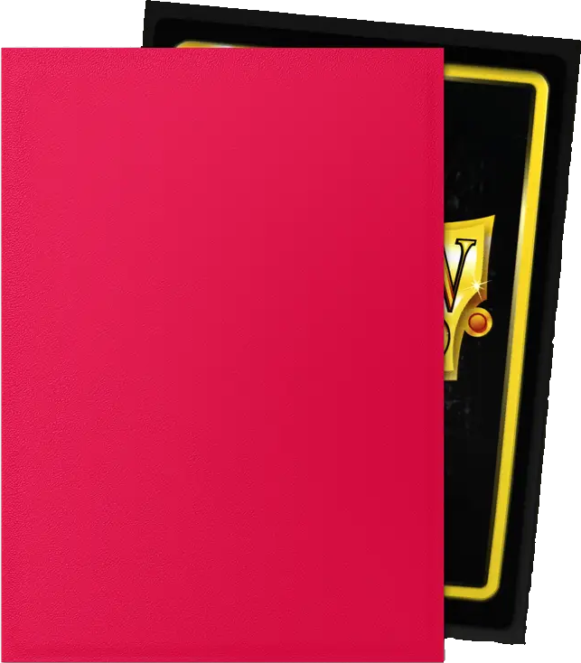 Standard - Dual Matte Pink Fury  'Alaric, Crimson King' (100 Sleeves) - Dragon Shield