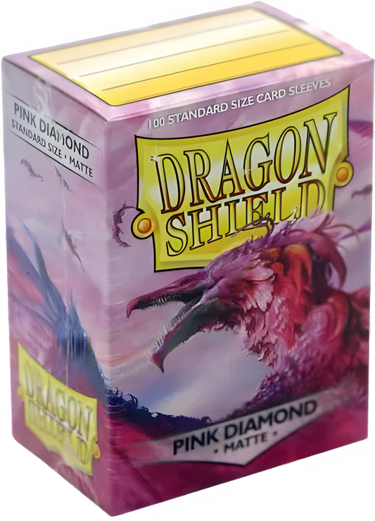 Standard - Matte Pink Diamond (100 Sleeves) - Dragon Shield
