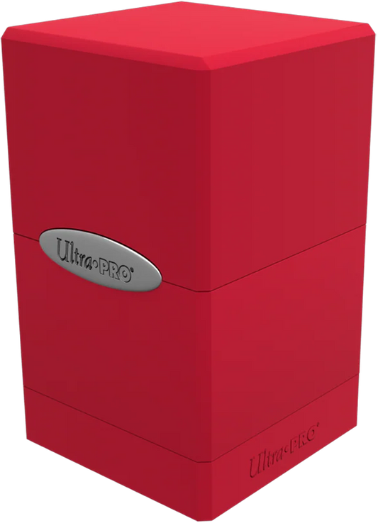 Satin Tower Deck Box - Red- Ultra PRO