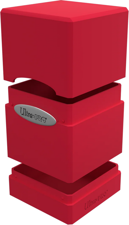 Satin Tower Deck Box - Red- Ultra PRO