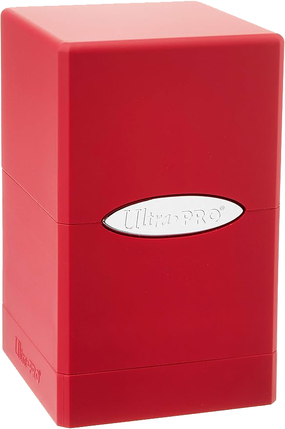 Satin Tower Deck Box - Red- Ultra PRO