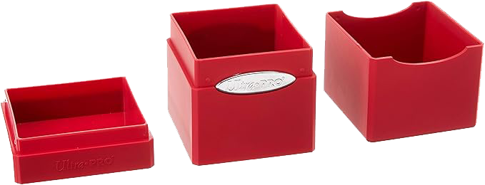 Satin Tower Deck Box - Red- Ultra PRO